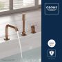 Grohe Essence 19578DL1 bateria wannowo-prysznicowa nawannowa brushed warm sunset zdj.5