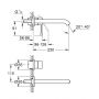Grohe Essence New 19967DC1 bateria umywalkowa podtynkowa stal zdj.2