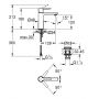 Grohe Lineare 23106001 bateria umywalkowa stojąca starlight chrome zdj.2