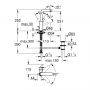 Grohe Lineare 23296AL1 bateria umywalkowa stojąca brushed hard graphite zdj.2