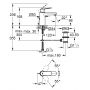 Grohe Eurosmart Cosmopolitan 23325000 bateria umywalkowa stojąca starlight chrome zdj.2
