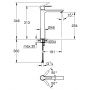 Grohe Lineare 23405001 bateria umywalkowa stojąca starlight chrome zdj.2
