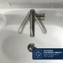 Grohe Essence 23462AL1 bateria umywalkowa stojąca brushed hard graphite zdj.7
