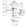 Grohe Start 235522432 bateria umywalkowa stojąca czarna zdj.2