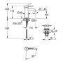 Grohe Essence 23797001 bateria umywalkowa stojąca chrom zdj.2
