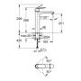 Grohe Eurosmart Cosmopolitan 23921000 bateria umywalkowa stojąca starlight chrome zdj.2
