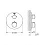 Grohe Grohtherm 24076000 bateria wannowo-prysznicowa podtynkowa termostatyczna starlight chrome zdj.2