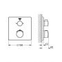 Grohe Grohtherm 24079000 bateria wannowo-prysznicowa podtynkowa termostatyczna chrom zdj.2