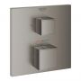 Grohe Grohtherm Cube 24154AL0 bateria prysznicowa podtynkowa z termostatem brushed hard graphite zdj.1