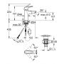 Grohe Start 24205003 bateria umywalkowa stojąca starlight chrome zdj.2
