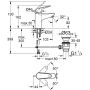 Grohe Swift 24316001 bateria umywalkowa stojąca chrom zdj.2
