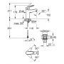 Grohe Swift 24326001 bateria umywalkowa stojąca starlight chrome zdj.2
