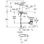 Grohe Swift 24328001 bateria umywalkowa stojąca starlight chrome zdj.2