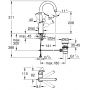 Grohe Swift 24330001 bateria umywalkowa stojąca starlight chrome zdj.2