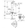 Grohe Swift 24331001 bateria umywalkowa stojąca starlight chrome zdj.2