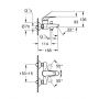 Grohe Swift 24335001 bateria wannowo-prysznicowa ścienna chrom zdj.2