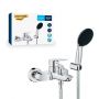 Grohe Start 25283002 bateria wannowo-prysznicowa ścienna starlight chrome zdj.4