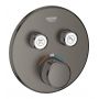Grohe Grohtherm SmartControl 29119AL0 bateria wannowo-prysznicowa podtynkowa termostatyczna brushed hard graphite zdj.1