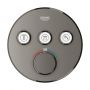 Grohe Grohtherm SmartControl 29121AL0 bateria wannowo-prysznicowa podtynkowa termostatyczna hard graphite zdj.1