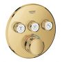 Grohe Grohtherm SmartControl 29121GL0 bateria wannowo-prysznicowa podtynkowa termostatyczna złota zdj.1