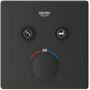 Grohe Grohtherm SmartControl 291242430 bateria wannowo-prysznicowa podtynkowa z termostatem czarna zdj.3