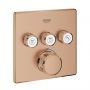 Grohe Grohtherm SmartControl 29126DL0 bateria wannowo-prysznicowa podtynkowa z termostatem brushed warm sunset zdj.1