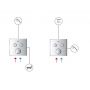 Grohe SmartControl 29145000 bateria wannowo-prysznicowa podtynkowa starlight chrome zdj.2