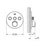 Grohe SmartControl 29146000 bateria wannowo-prysznicowa podtynkowa chrom zdj.2