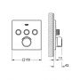 Grohe SmartControl 29149000 bateria wannowo-prysznicowa podtynkowa starlight chrome zdj.2