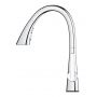 Grohe Zedra 30219002 bateria kuchenna stojąca starlight chrome zdj.4