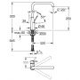 Grohe Essence 30269GL0 bateria kuchenna stojąca złoto/stare złoto zdj.2