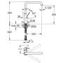 Grohe Essence 30269GN0 bateria kuchenna stojąca złoto/stare złoto zdj.2