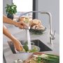 Grohe Essence 30270DC0 bateria kuchenna stojąca supersteel zdj.4