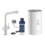 Grohe Red 30327DC1 bateria kuchenna z bojlerem stojąca stal zdj.1