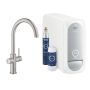 Grohe Blue 31455DC1 bateria kuchenna z filtrem stojąca supersteel zdj.3