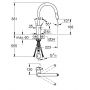 Grohe Eurosmart Cosmopolitan 31481001 bateria kuchenna stojąca chrom zdj.2