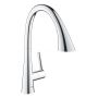 Grohe Zedra 32294002 bateria kuchenna stojąca starlight chrome zdj.1