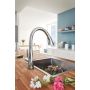 Grohe Zedra 32294002 bateria kuchenna stojąca starlight chrome zdj.4