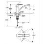 Grohe Start 324412432 bateria kuchenna stojąca czarna zdj.2