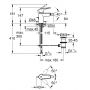 Grohe Start 325602432 bateria bidetowa stojąca czarna zdj.2