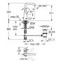 Grohe Essence 32628GL1 bateria umywalkowa stojąca złota zdj.2
