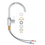 Grohe Eurosmart Cosmopolitan 32843002 bateria kuchenna stojąca starlight chrome zdj.4