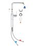 Grohe Essence New 32901001 bateria umywalkowa stojąca starlight chrome zdj.5