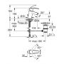 Grohe Eurosmart 33265002 bateria umywalkowa stojąca starlight chrome zdj.2
