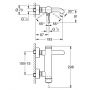 Grohe Essence 33624A01 bateria wannowo-prysznicowa ścienna hard graphite zdj.2