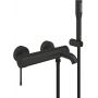 Grohe Essence New 336282431 bateria wannowo-prysznicowa ścienna czarna zdj.1