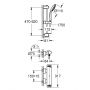 Grohe Grohtherm 2000 34195001 bateria prysznicowa ścienna termostatyczna starlight chrome zdj.2