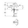 Grohe Essence 34294001 bateria umywalkowa stojąca chrom zdj.2