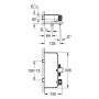 Grohe Grohtherm SmartControl 34718000 bateria wannowo-prysznicowa ścienna termostatyczna starlight chrome zdj.2