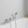 Grohe Precision Feel 34788000 bateria wannowo-prysznicowa ścienna termostatyczna starlight chrome zdj.6